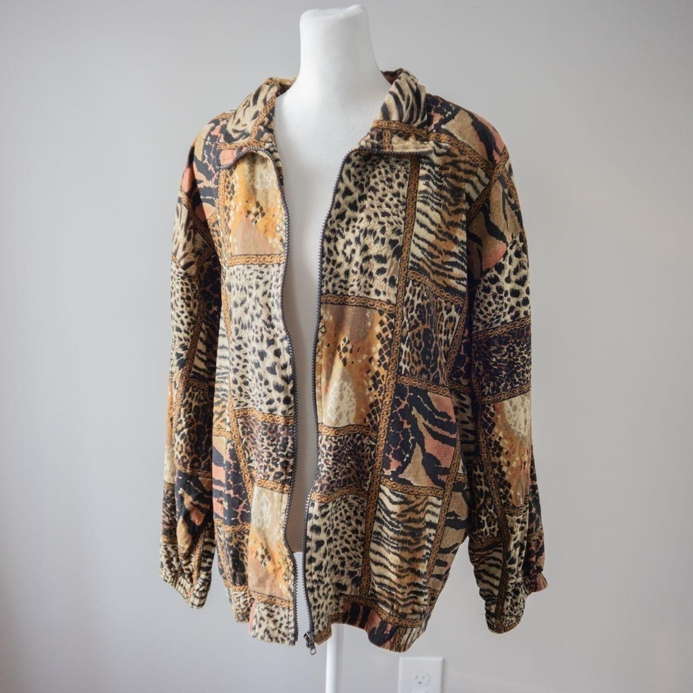 Erin London Leopard Print Silk Jacket - Picture 3 of 8